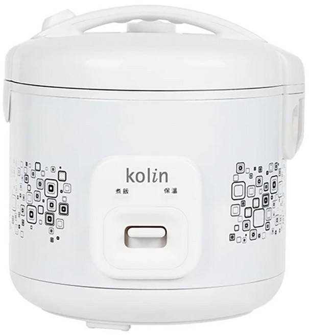 kolin歌林 10人份機械式電子鍋 一鍵操作 不沾內鍋 自動保溫, 白色, KNJ-SD2455