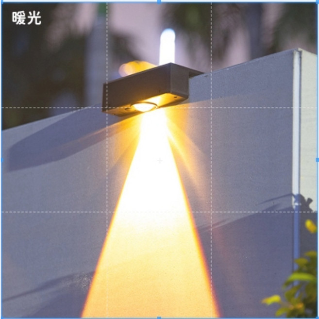 太陽能貓眼燈 太陽能壁燈 圍牆燈 庭院氛圍燈 防水戶外燈, 【1LED】-暖光