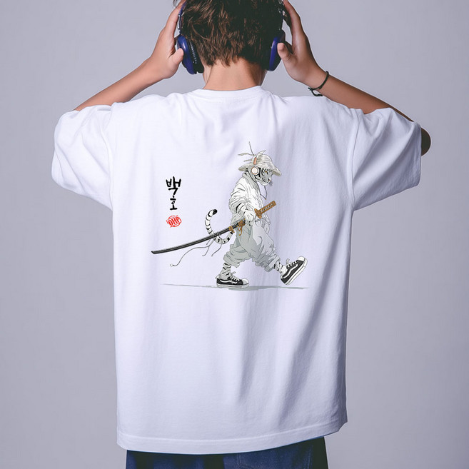 OHPxHARMONIA b무림고수 세미오버 반팔티