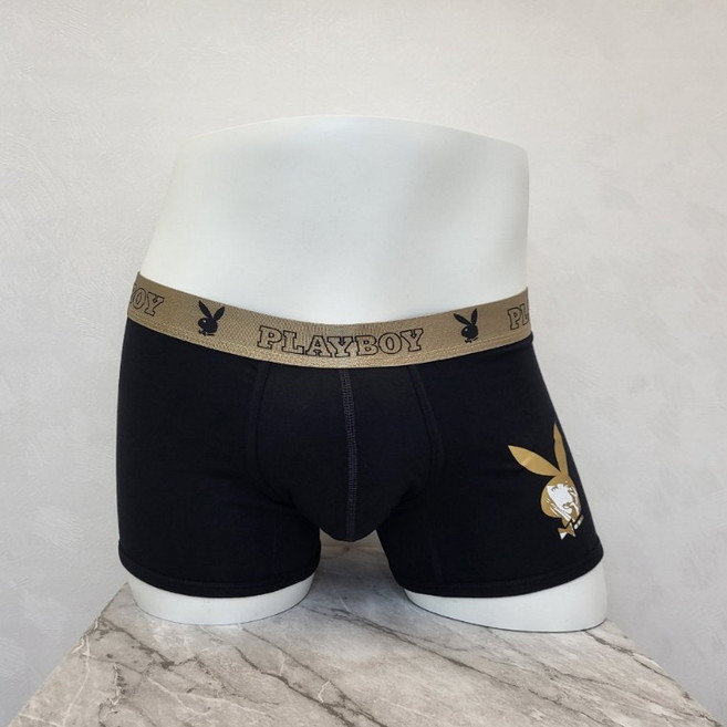 PLAYBOY 男生純棉平口褲