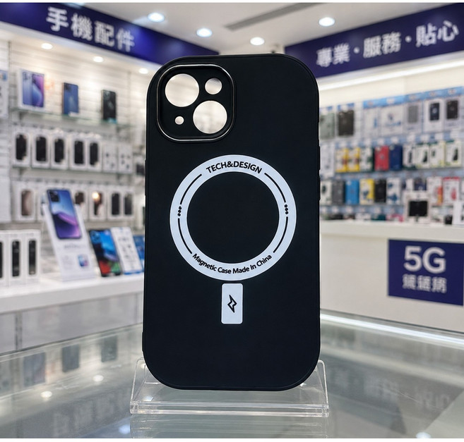 TECH&DESIGN 親膚磁吸充電手機殼 適用於 iPhone 13 系列 支援 MagSafe