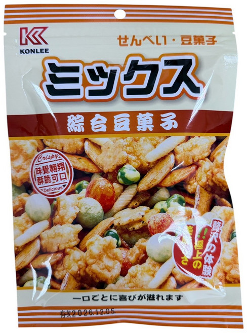 Konlee 綜合豆菓子, 65g, 1個