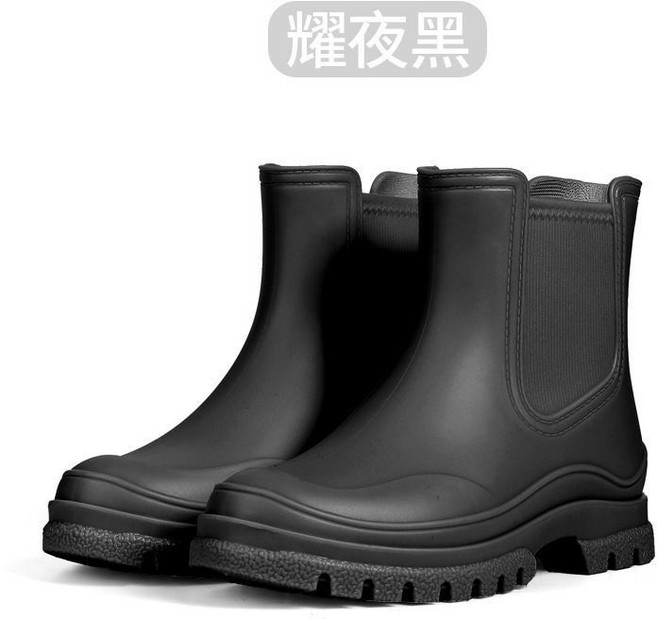 新款女款時尚雨鞋 防滑防水短筒水靴