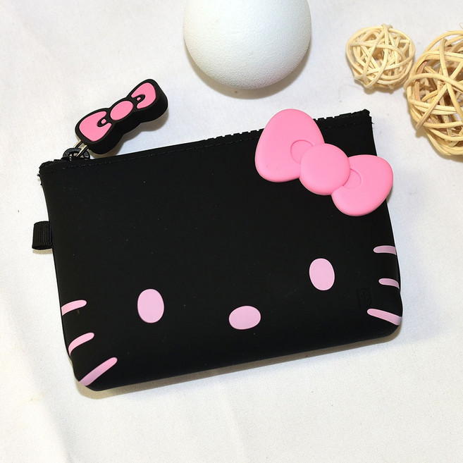Hello Kitty 矽膠零錢包 p g design 日本正版 mk368