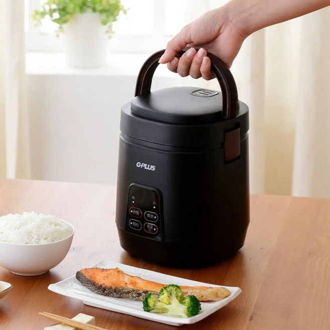 G-PLUS GPmini 日和鍋 多功能微電腦電子鍋, 黑色(早鳥贈送專用收納袋✨)