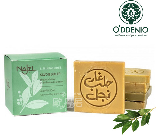 歐丹尼 Najel 阿勒坡手工古皂 旅行組, 100g, 1個