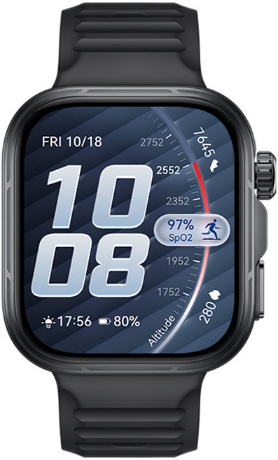 HUAWEI WATCH FIT 5 Pro 智慧手錶 血氧心率監測 雙頻GPS定位, 雅丹黑