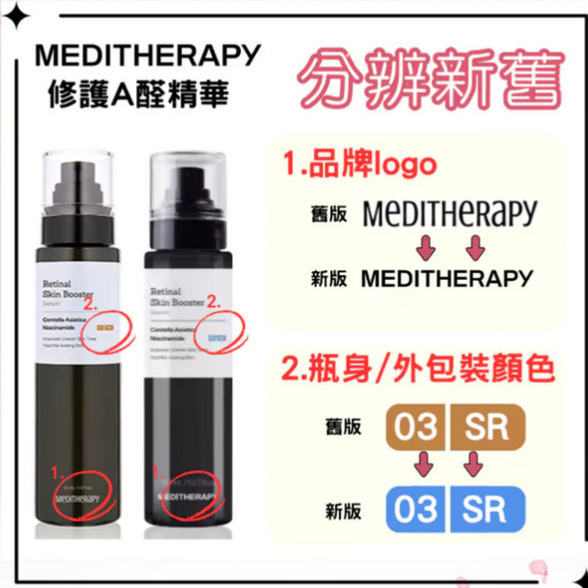 MEDITHERAPY Retinal Skin Booster Serum 視黃醛抗老修護 精華液, 1個, 視黄醛精華液150m*2