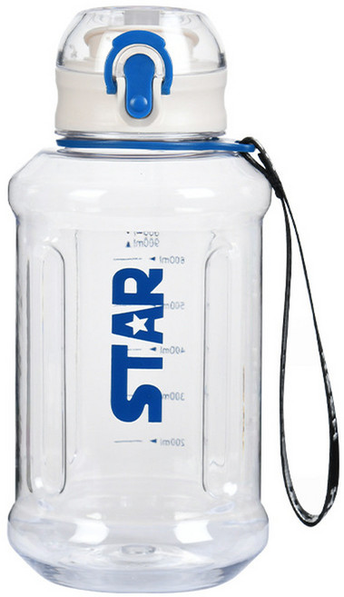 STAR 大容量運動水壺, 白色, 1套, 900L