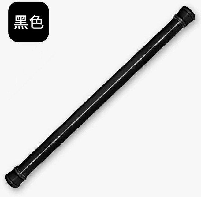 門簾用伸縮桿(可伸縮50-90公分)直徑1.2公分, 黑色