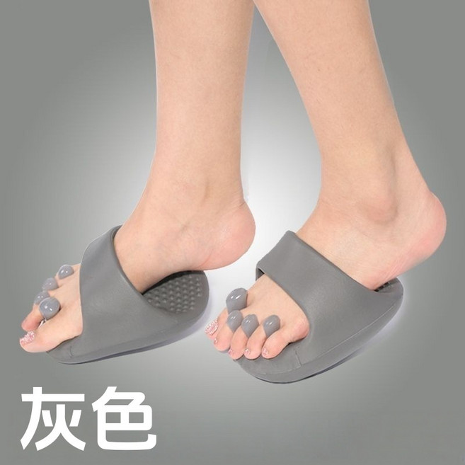 足弓訓練器 分趾器 美腿紓壓 腿型鍛鍊, 灰色一對