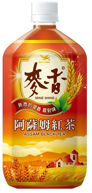 麥香 阿薩姆紅茶 濃郁茶香 經典風味, 12個, 975ml
