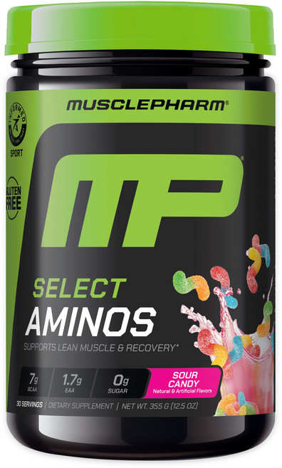 MUSCLEPHARM MP Select 胺基酸酸糖, 1個, 355g