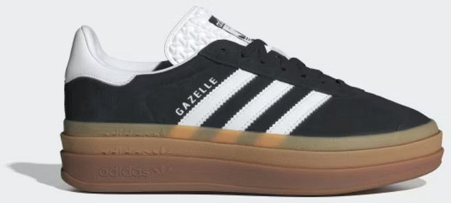 adidas GAZELLE BOLD W 女鞋 休閒運動鞋 黑
