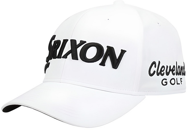 SRIXON 中性款Tour Original高爾夫卡車帽, 1個, 白色 + 黑色
