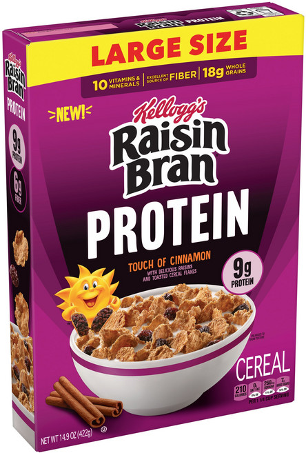 Kellogg's 家樂氏 Raizin 高蛋白燕麥棒 肉桂, 1個, 422g