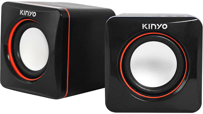 KINYO USB音箱 US-202, 黑色, US202
