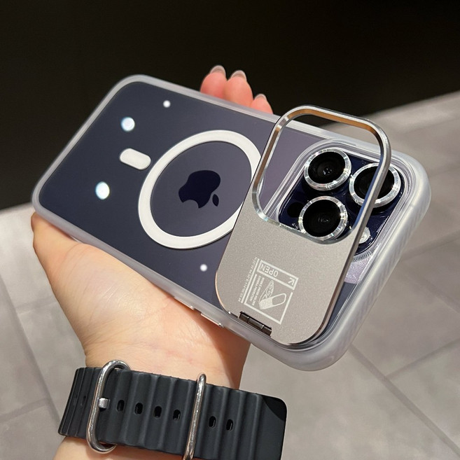 iPhone 磁吸鏡頭支架手機殼 適用於 16 防摔保護殼