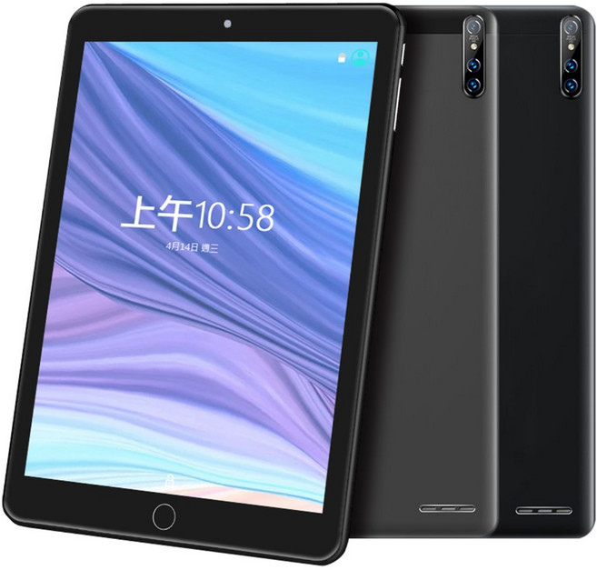 全新 平板 特攻聯盟 4G Lte平板電腦 安卓8 IPS面板, 10.1吋十核心8G/64G灰-天堂,加購保護貼+皮套+64G卡