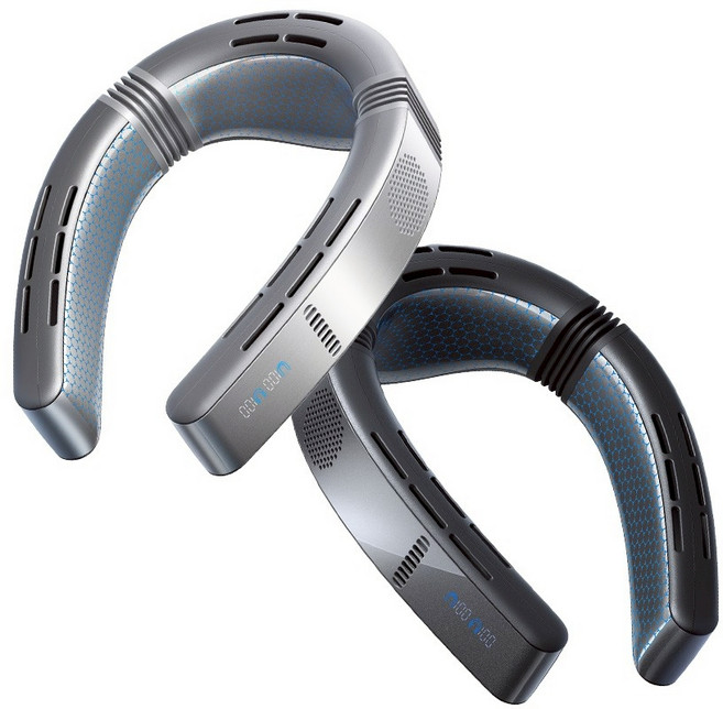 COOLIFY Cyber Fold 頸掛風扇, 黑色, 1個