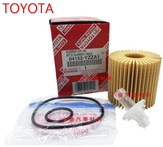 TOYOTA 正廠 機油芯 04152-YZZA1, 1個, CAMRY2.5 油電 12-18年