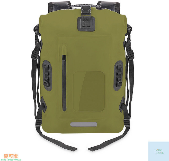 戶外運動防水雙肩包 超大容量, 軍綠色,30L, 軍綠色