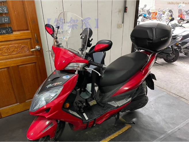 【新北新莊箱架屋】PC耐衝擊材質 機車風鏡 雷霆 125/150 附腳架螺絲包組 L275P, 1個, 茶色風鏡組