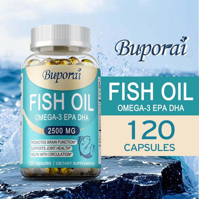 Buporai 魚油 Omega-3 EPA DHA 2500mg, 120組