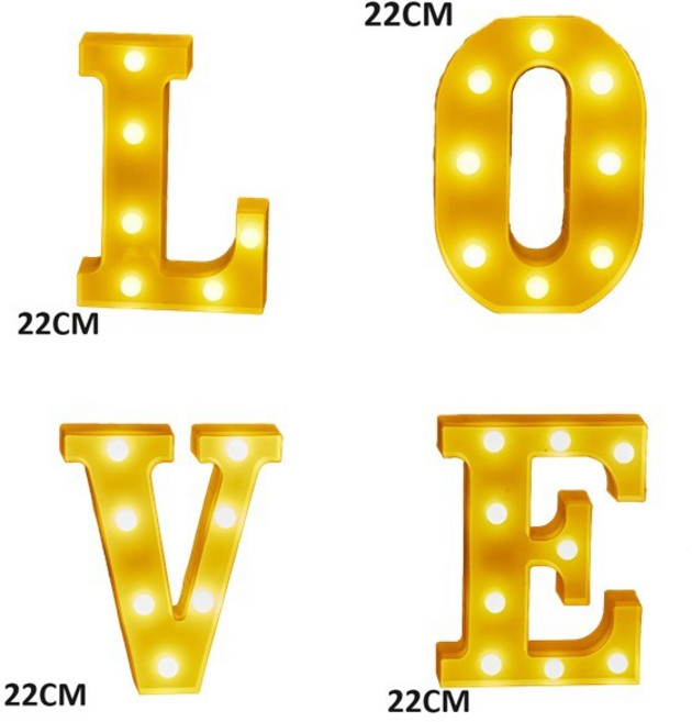 告白字母燈 LED 裝飾燈 氣氛燈 生日活動加大款, LOVE