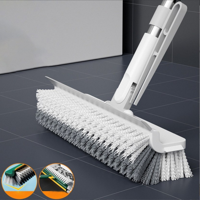 【U-mop】直角地板刷, 灰白色, 1個