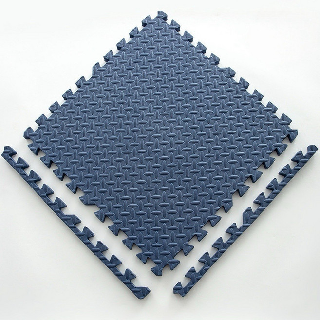 沛大居家 巧拼地墊 60x60公分 加厚2.5公分, 1個, 藏青, 藏青