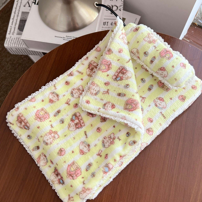 棉花娃娃床鋪 28cm 迷你床墊枕頭組, 黃色被子 床墊 枕頭, 1個