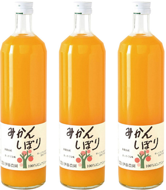 ItoNoen 蜜柑橘汁, 3個, 750ml
