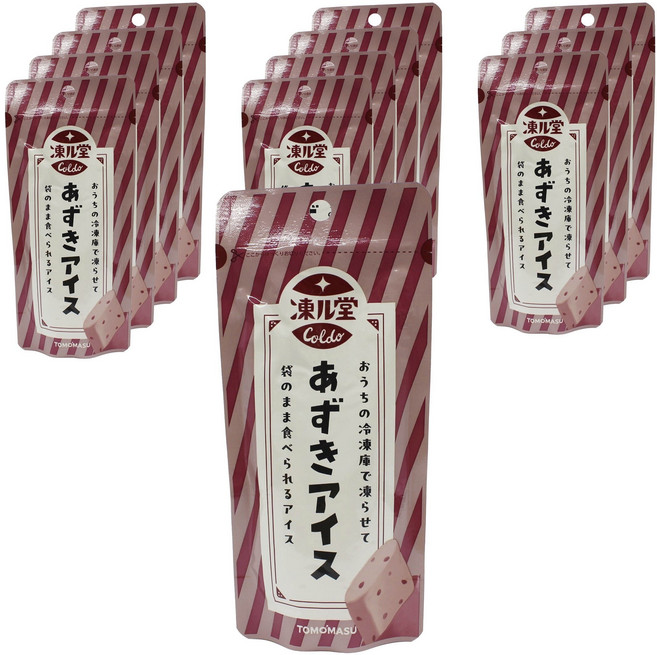 TOMOMASU DRINK 友桝飲料 紅豆冰, 12個, 80g