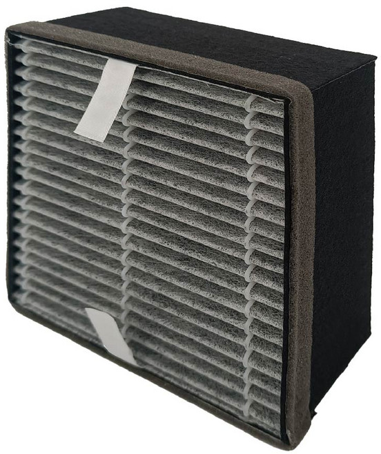 適用Sharp夏普 FU-NC01 FU-NC01-W FZ-N15SFE HEPA活性碳濾網, 1個, 濾網
