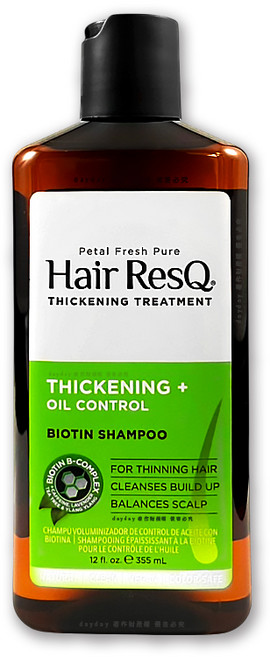 Petal Fresh Hair ResQ 救髮B咖啡因植萃修護洗髮精-油性清爽, 1件, 355ml
