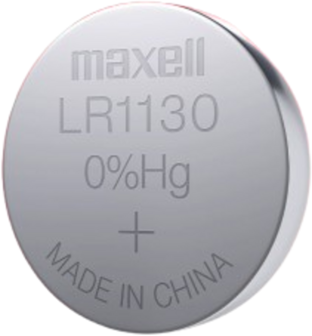 Maxell 鈕扣電池 CR2032 CR2025 CR2016 LR1130 LR44 SR626SW 多種型號 電池 3V 1.5V 無汞 防漏設計, 1顆, Maxell【LR1130】1顆