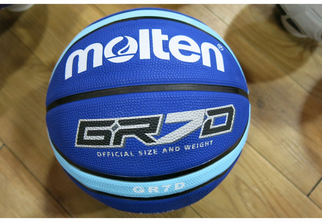 Molten GR7D 標準籃球, 藍水藍BGR7D-LBB, 1個