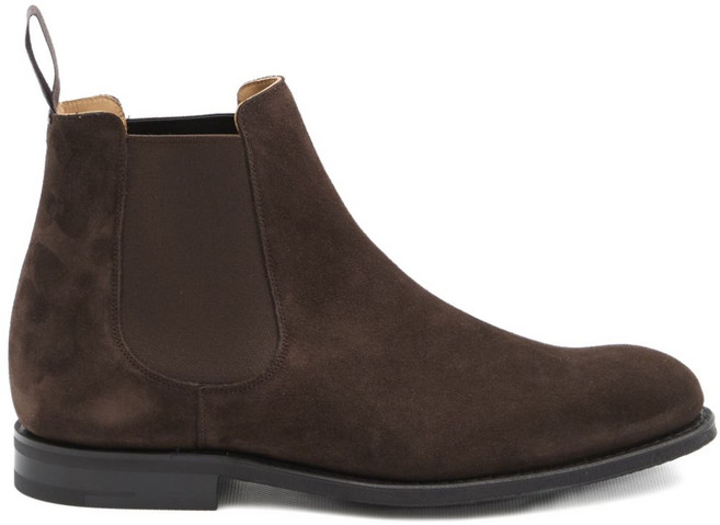 처치스 스웨이드 첼시 부츠