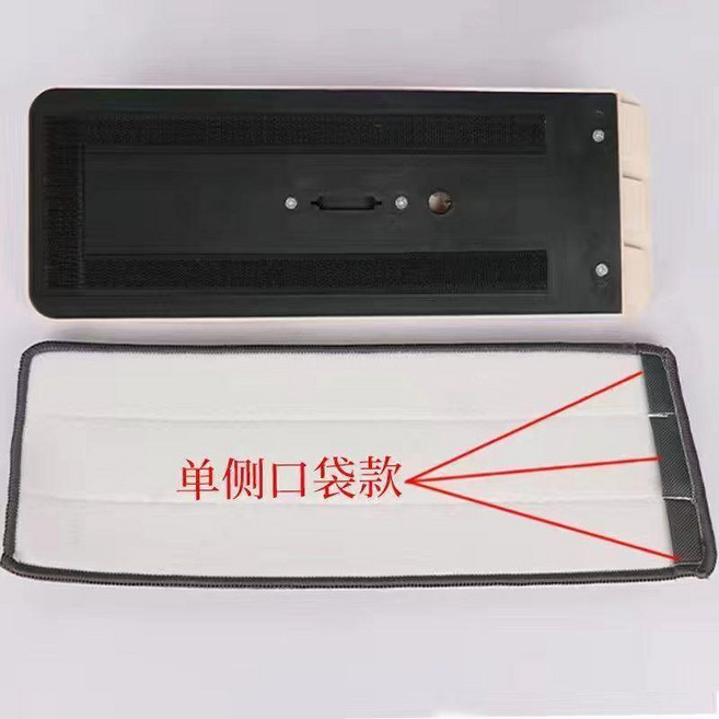 平闆拖把專用替換布 加厚拖布頭, 1個, 加厚3片裝確認好尺寸和型號,長32*寬10cm雙套頭