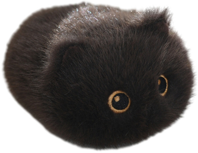 解壓貓團子玩偶, 棕貓糰子, 1個, 20cm