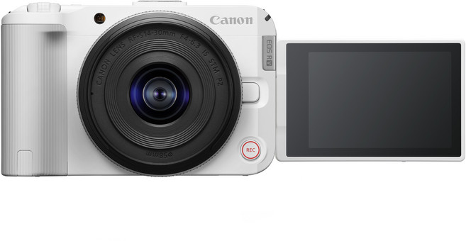Canon EOS R50 14-30mm F4-6.3 IS STM PZ 鏡頭組, Canon EOS R50V+RF-S 14-30MM 無反光鏡相機/白色