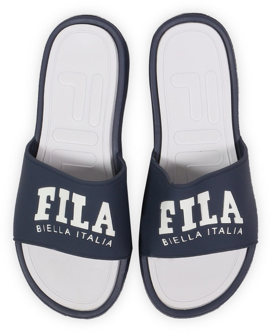 FILA DRIFTER COLLEGE 男女拖鞋, 白