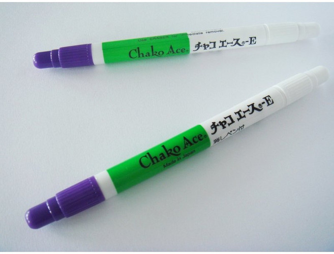 Chako Ace 氣消筆 雙頭 日本製造, 粉+白, 1個, N/A