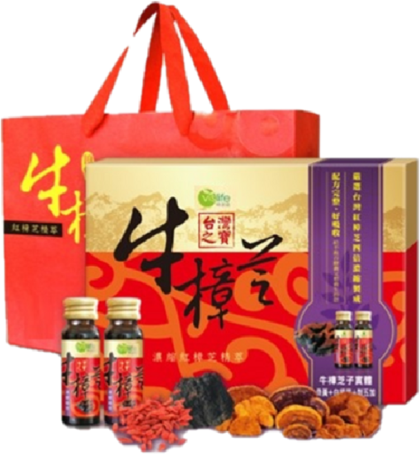 特活綠 頂級牛樟芝養生精華液 10瓶 + 牛樟芝機能飲, 1個, 30ml