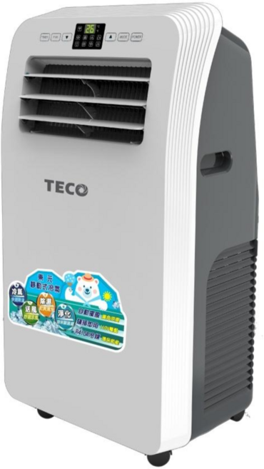 移動式冷氣TECO觸控螢幕空調, XYFMP2801FC
