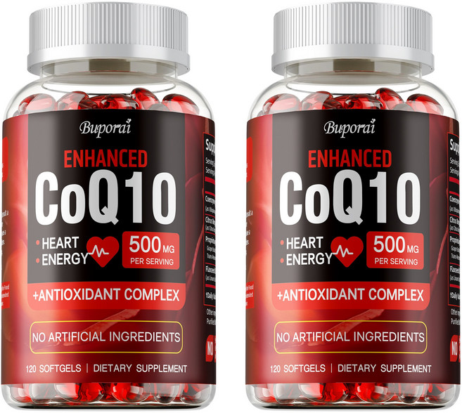 Buporai 加強型輔酶Q10 500mg 心臟能量 抗氧化複方, 240組
