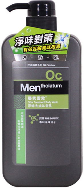 曼秀雷敦 男士沐浴乳 650ml, 1個, 淨味去油