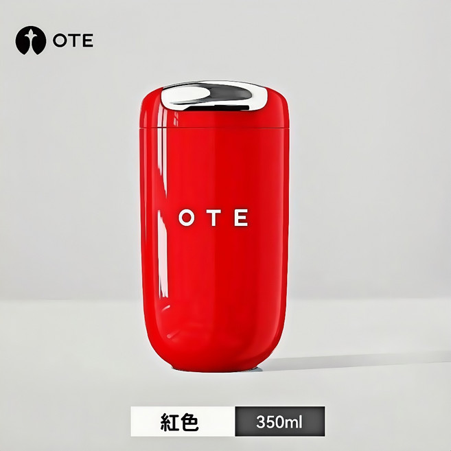OTE 咖啡保溫杯 316不鏽鋼 220cc, 1個, 紅色, 350