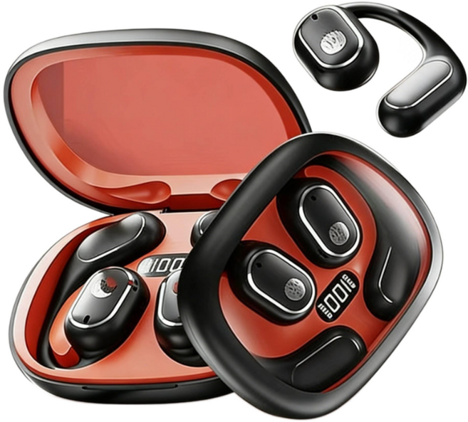 DBL 耳掛式藍芽耳機 Q30 - 6個月保固, 【黑色】HIFI+降噪+環繞音+電量數顯, CCAP24LP4770T6